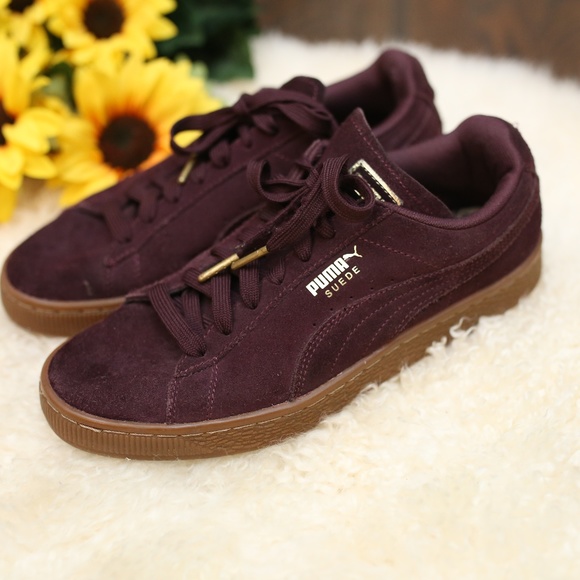 puma suede plum